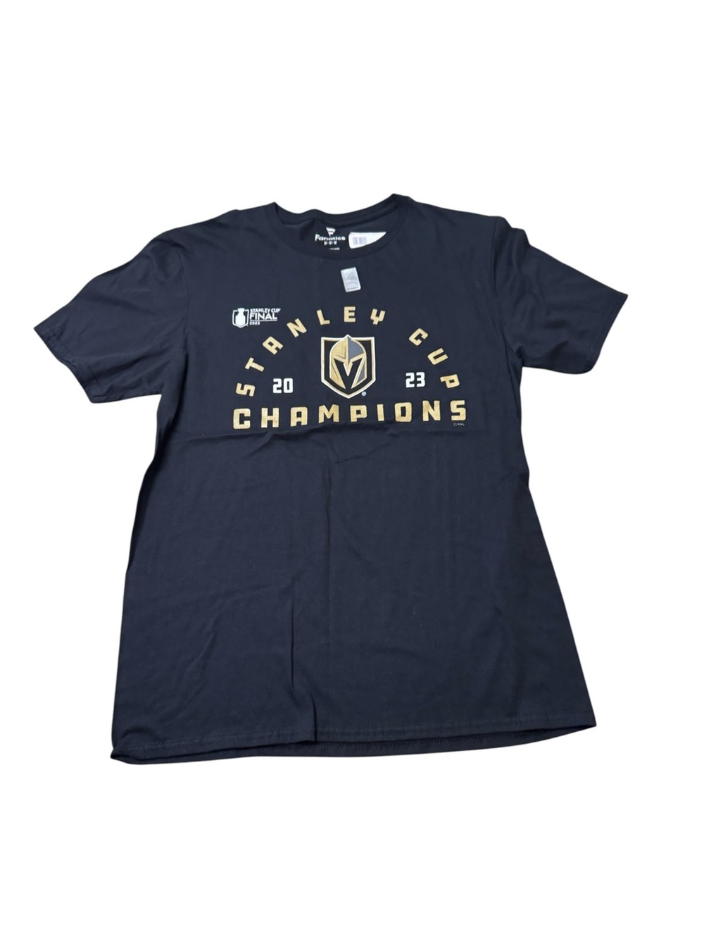 Fanatics Navy and Gold Stanley Cup Champions 2023 Graphic Tee Size M